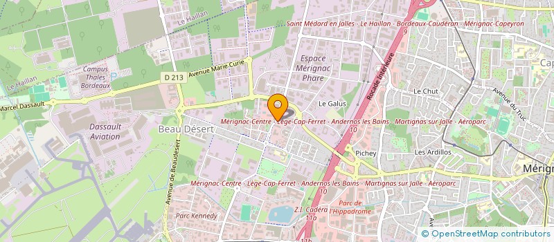 localisation de l'entreprise PORTMANN IMMOBILIER  MERIGNAC