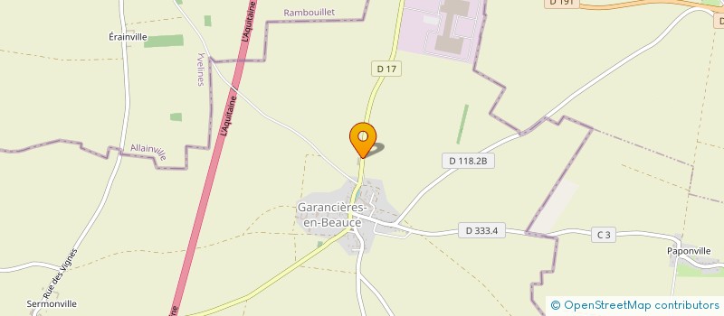 localisation de l'entreprise PORTNANO à GARANCIERES-EN-BEAUCE