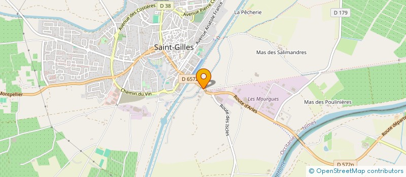 localisation de l'entreprise PORTO CONSTRUCTION à SAINT-GILLES