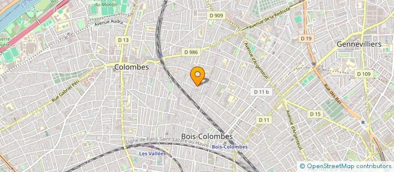 localisation de l'entreprise PORTO RENOV  COLOMBES