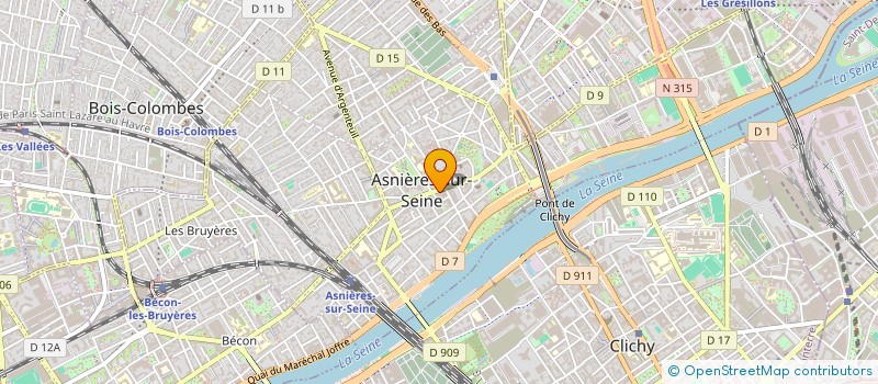 localisation de l'entreprise PORTOBELO à ASNIERES-SUR-SEINE