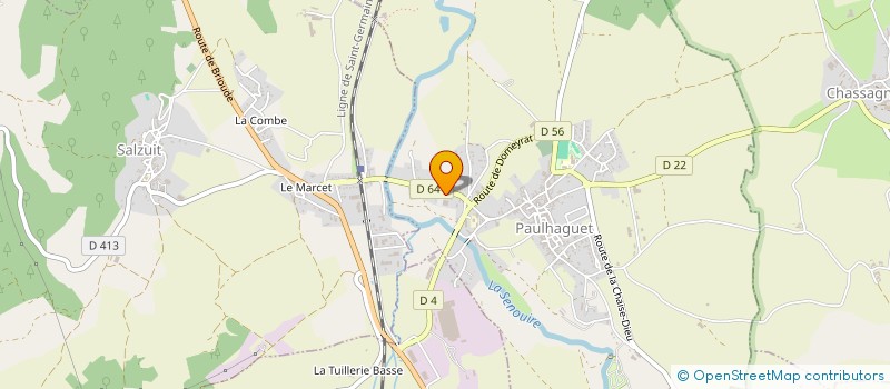 localisation de l'entreprise PORTOFINO  PAULHAGUET