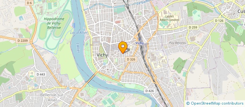 localisation de l'entreprise PORTOIS à VICHY