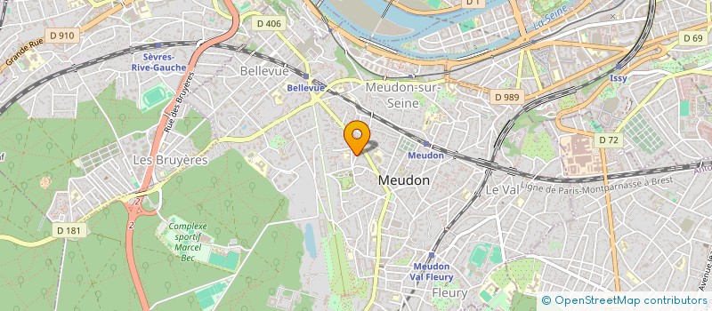 localisation de l'entreprise PORTORICHE  MEUDON