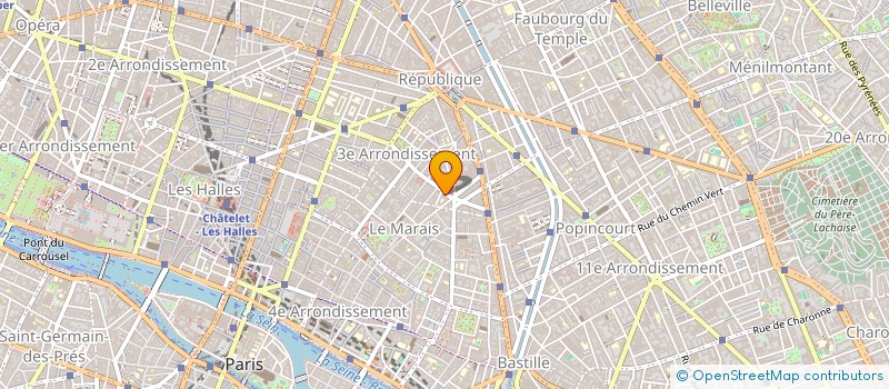 localisation de l'entreprise PORTRAIT CRACHE  PARIS