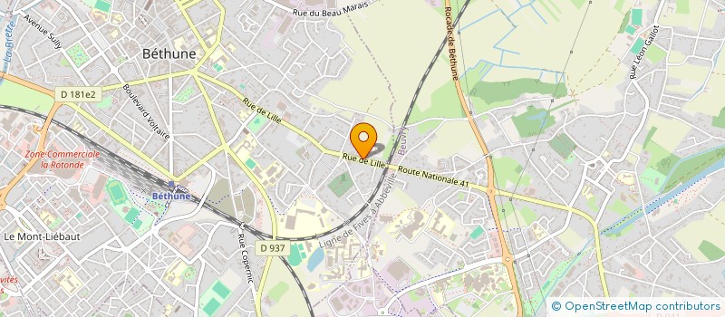 localisation de l'entreprise PORTRAITS DE NOS ANCIENS COMBATTANTS à BETHUNE