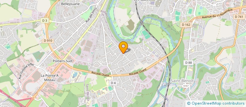 localisation de l'entreprise PORTRON  SAINT-BENOIT