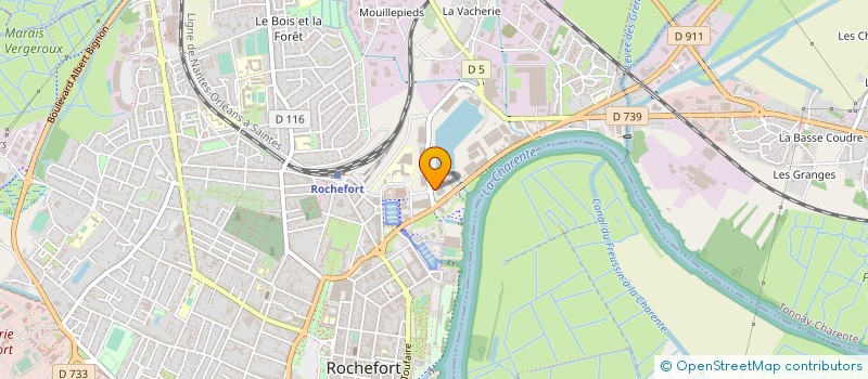 localisation de l'entreprise PORTS DE COMMERCE DE ROCHEFORT ET DE TONNAY CHARENTE  ROCHEFORT