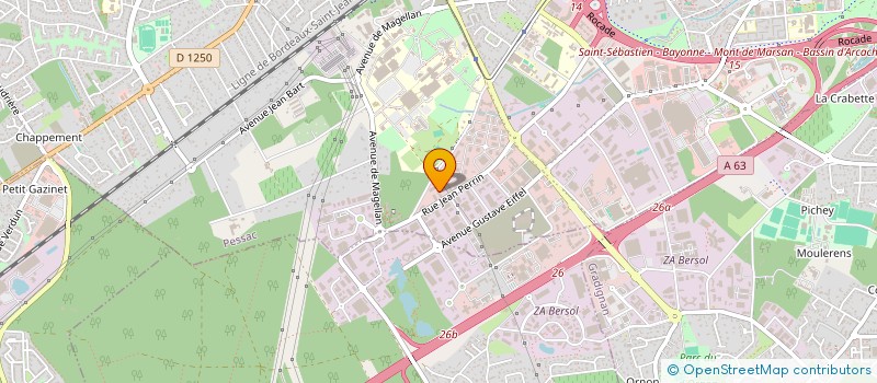 localisation de l'entreprise PORTSIDE à PESSAC