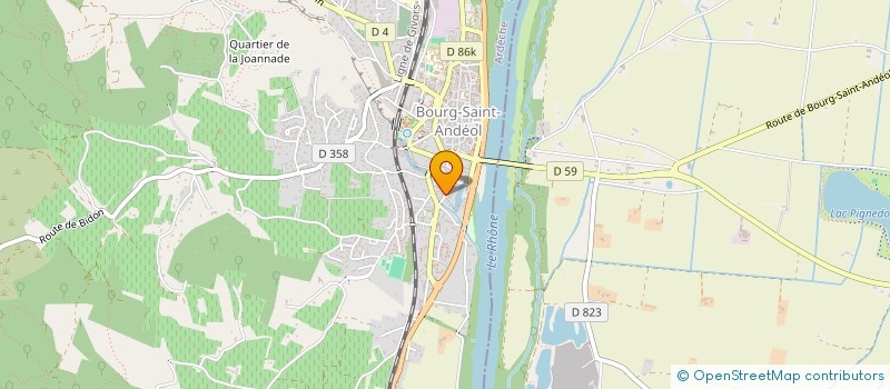 localisation de l'entreprise PORTUCHOIS  BOURG-SAINT-ANDEOL