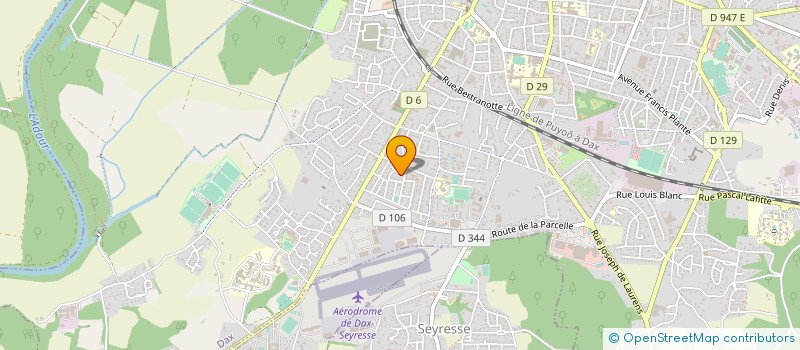 localisation de l'entreprise PORTUGAIS DE DAX FOOTBALL CLUB à DAX
