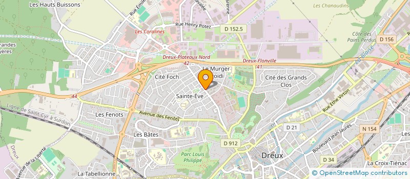 localisation de l'entreprise PORTUGALIA à DREUX