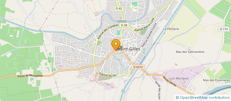 localisation de l'entreprise PORTUGARD  SAINT-GILLES