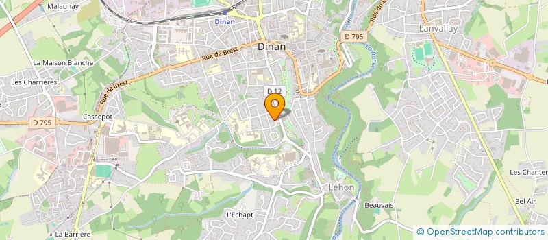 localisation de l'entreprise PORTUNIS à DINAN