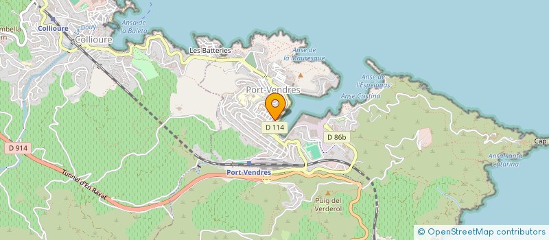 localisation de l'entreprise PORTUS VENERIS IMMOBILIER  PORT-VENDRES