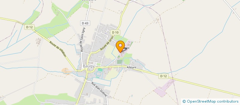 localisation de l'entreprise PORTVILA  BAUGY