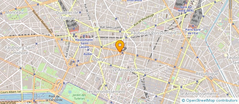 localisation de l'entreprise PORTZAMPARC à PARIS