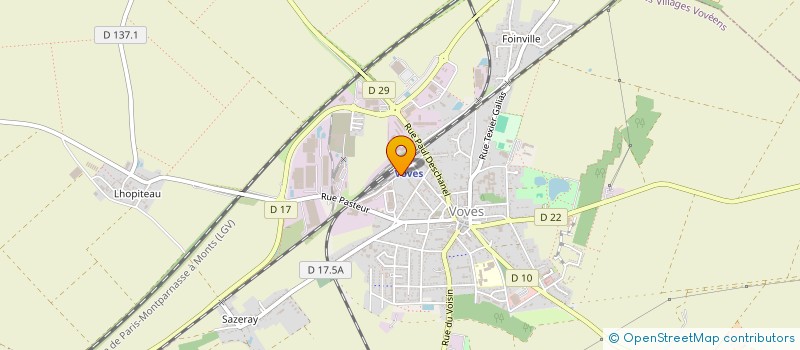 localisation de l'entreprise PORUSTECH à LES VILLAGES VOVEENS