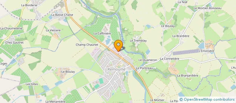 localisation de l'entreprise PORVIA  REMOUILLE