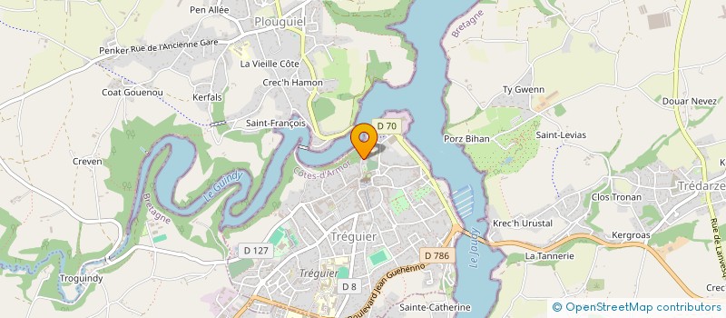 localisation de l'entreprise PORYS  TREGUIER