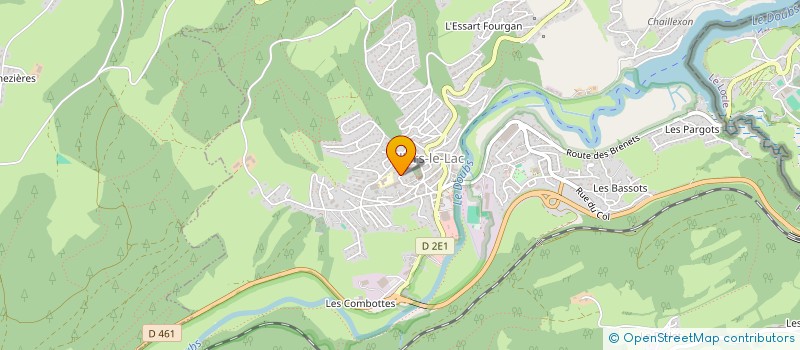 localisation de l'entreprise PORZ GWEN  VILLERS-LE-LAC