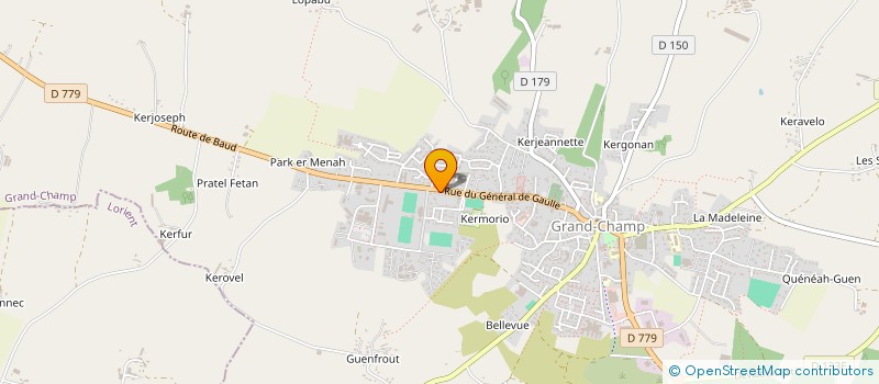 localisation de l'entreprise PORZ HEOL  GRAND-CHAMP