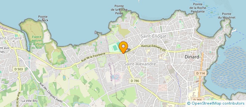 localisation de l'entreprise PORZGWENN  DINARD