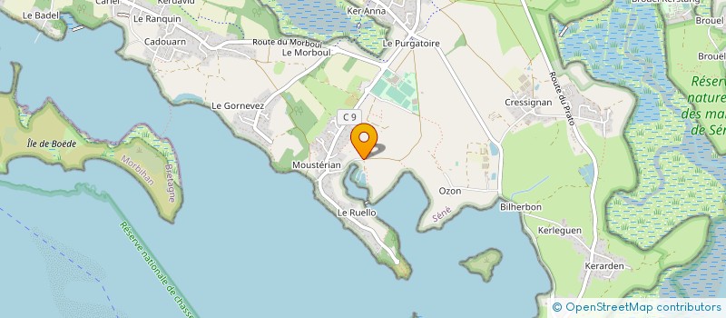 localisation de l'entreprise PORZH KERVICHE à SENE