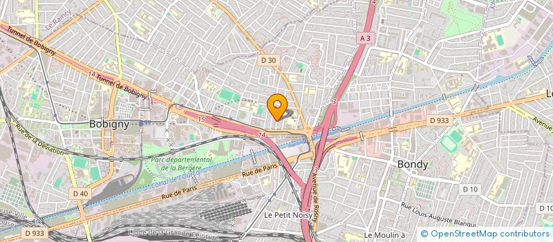 localisation de l'entreprise POS'ART  BOBIGNY