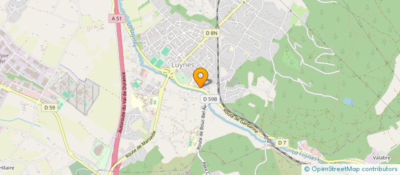 localisation de l'entreprise POS-BAT  AIX EN PROVENCE