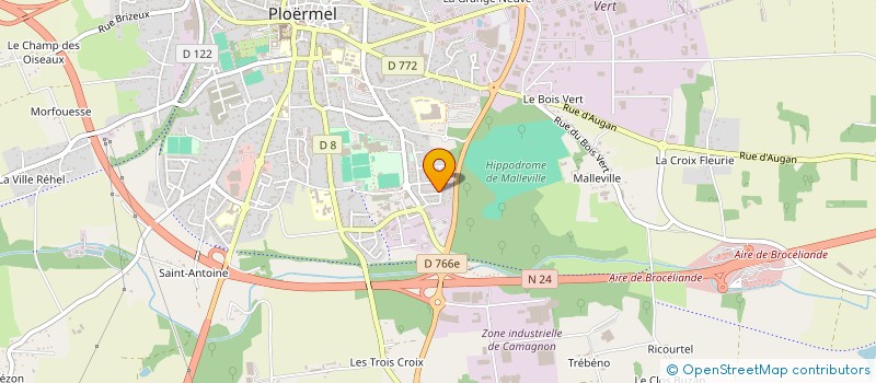 localisation de l'entreprise POS'UP à PLOERMEL