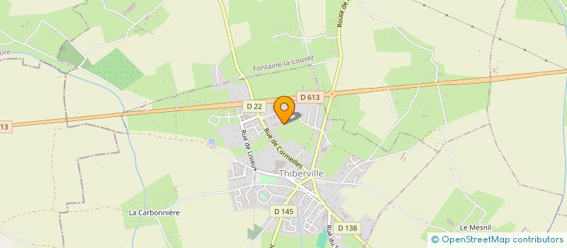 localisation de l'entreprise POSALBAT à THIBERVILLE