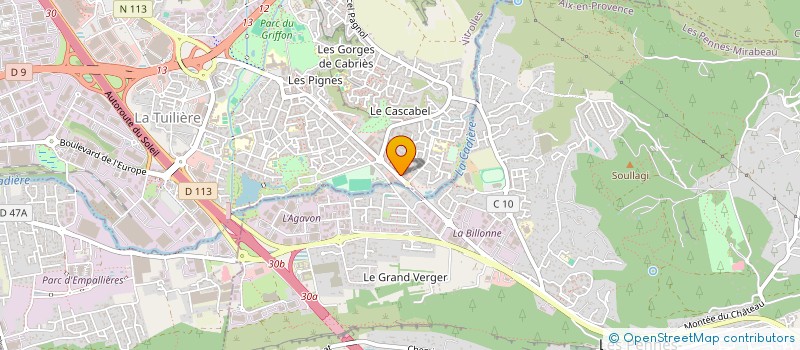 localisation de l'entreprise POSALU à VITROLLES
