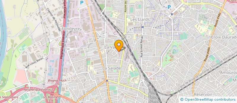 localisation de l'entreprise POSE&A à TOULOUSE