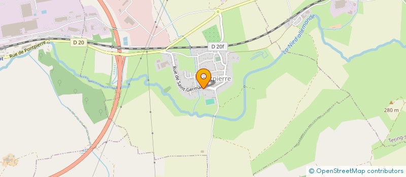 localisation de l'entreprise POSE ALU SERVICE  PONTPIERRE