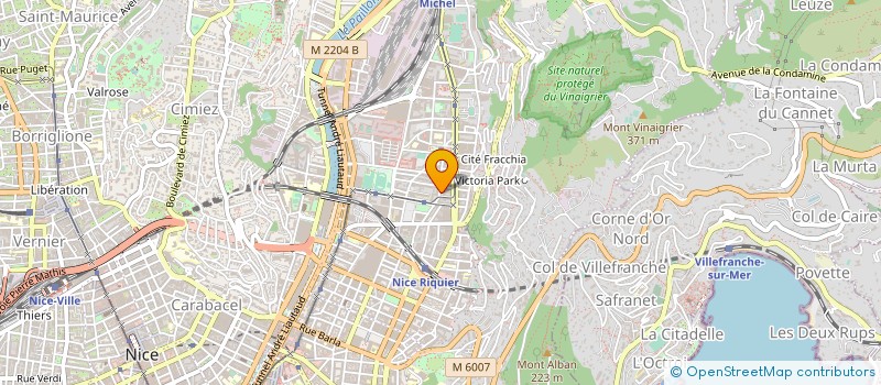 localisation de l'entreprise POSE ARMATURES DU SUD EST à NICE