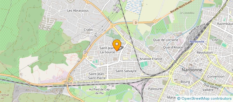 localisation de l'entreprise POSE CARRELAGE DU NARBONNAIS à NARBONNE