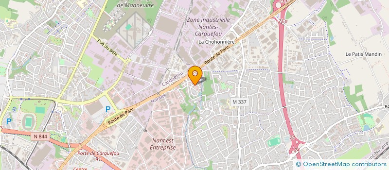 localisation de l'entreprise POSE & CO à NANTES