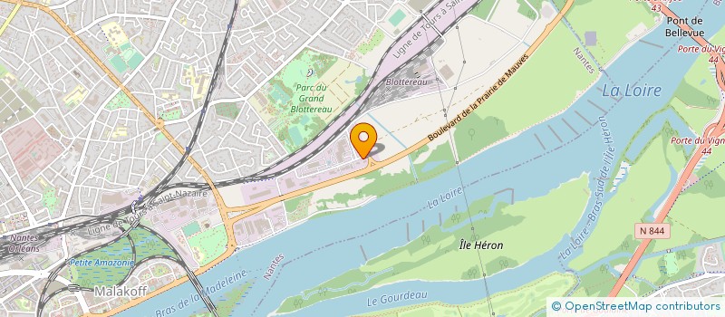 localisation de l'entreprise POSE DE PUBLICITE GRAND OUEST PAR ABREVIATION PPGO à NANTES
