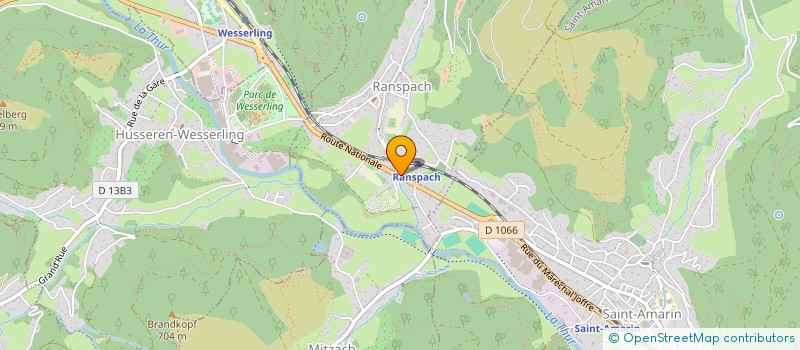 localisation de l'entreprise POSE ET + SARL  RANSPACH