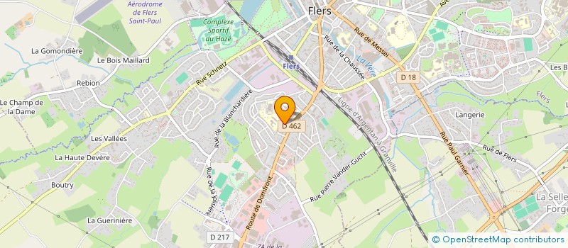 localisation de l'entreprise POSE MASTER à FLERS