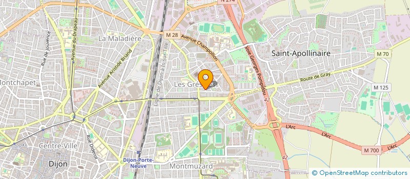 localisation de l'entreprise POSE MENUISERIE GENERALE à DIJON