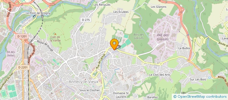 localisation de l'entreprise POSE NET à ANNECY