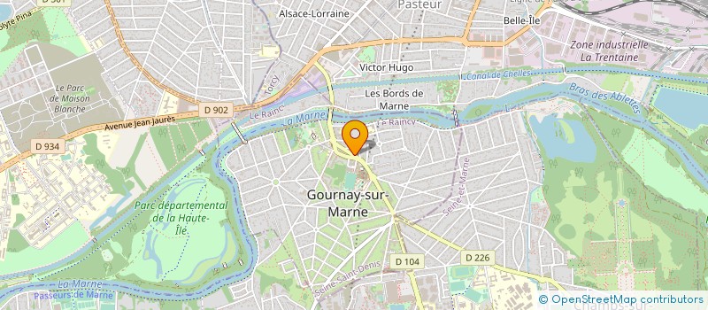 localisation de l'entreprise POSE RENOVATION MENUISERIE à GOURNAY-SUR-MARNE