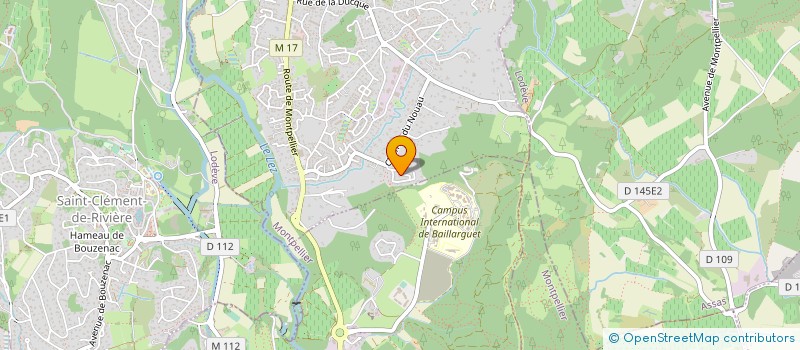 localisation de l'entreprise POSE SUD 34  SAINT-GELY-DU-FESC