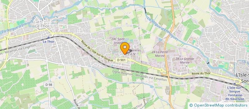 localisation de l'entreprise POSE TON ART  LE THOR