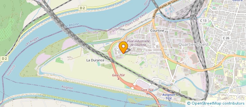 localisation de l'entreprise POSEIDOM à AVIGNON