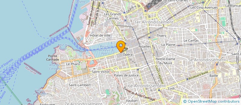localisation de l'entreprise POSEIDON à MARSEILLE 1