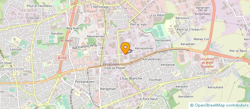 localisation de l'entreprise POSEIDON à BREST