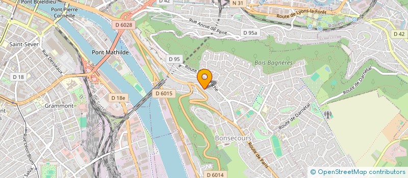 localisation de l'entreprise POSEIDON  BONSECOURS